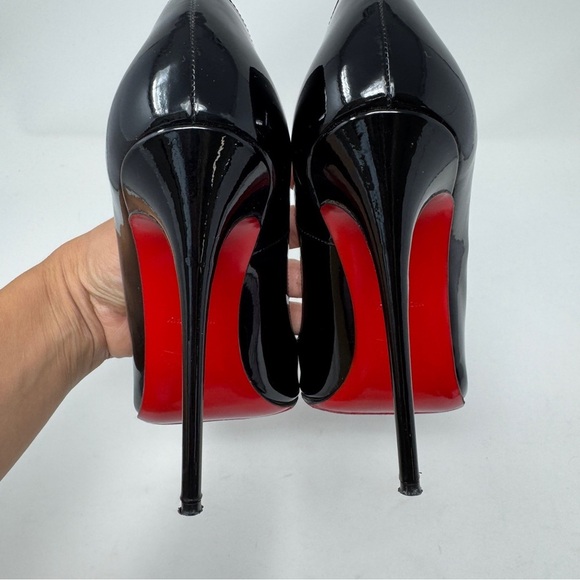 Christian Louboutin Kate 120MM Patent Leather Pumps Patent Heels - Picture 13 of 16